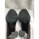 Leather heels Alberto Guardiani