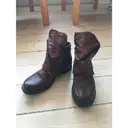 Leather biker boots A.S.98
