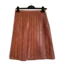 Leather skirt Bottega Veneta