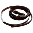 Leather belt Bvlgari