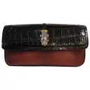Leather clutch bag Class Cavalli - Vintage