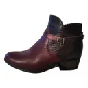 Leather ankle boots Emilie Karston