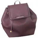 Leather backpack Armani Exchange