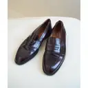 Leather flats Galliano - Vintage