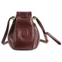 Leather handbag Cartier - Vintage