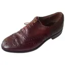 Burgundy Leather Lace ups Church's