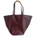 Leather handbag Khaite
