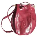 Seau leather crossbody bag Cartier - Vintage