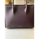 Leather handbag Strathberry