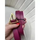 Triangle leather belt Bottega Veneta