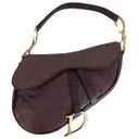 Saddle Vintage ostrich handbag Dior - Vintage