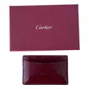 Patent leather card wallet Cartier