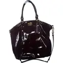 Madison patent leather handbag Coach