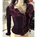 Burgundy Polyester Knitwear Plein Sud