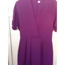 Silk mid-length dress Reiss