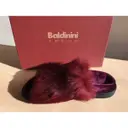Rabbit flip flops Baldinini