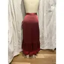 Buy Figue Silk mid-length skirt online