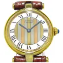 Must Vendôme silver watch Cartier