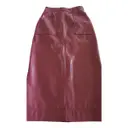 Vegan leather mid-length skirt Philosophy Di Lorenzo Serafini