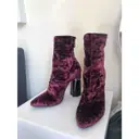 3.1 Phillip Lim Velvet ankle boots for sale