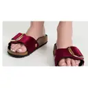 Velvet sandals Birkenstock