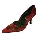 Velvet heels Rene Caovilla