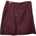 Burgundy Wool Skirt APC