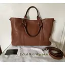 3D leather crossbody bag Longchamp