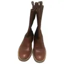 Leather western boots Aigle