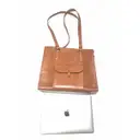 Leather handbag Aigner