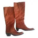 Leather cowboy boots Barbara Bui