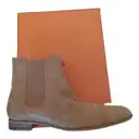 Brighton leather ankle boots Hermès