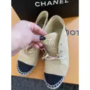 Buy Chanel Leather espadrilles online