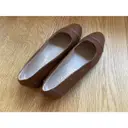 Leather flats Chanel - Vintage