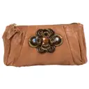Leather clutch bag Chloé