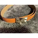 Collier de chien leather belt Hermès - Vintage