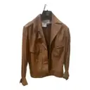 Leather biker jacket Dior