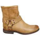 Leather buckled boots Frye