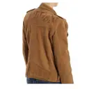 Leather biker jacket Golden Goose