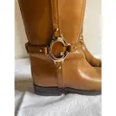 Leather western boots Gucci