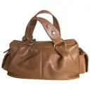 Leather bag Bvlgari