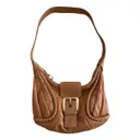 Hobo leather handbag Celine - Vintage