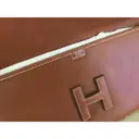 Jige leather clutch bag Hermès