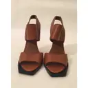 Leather sandal Jil Sander