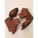 Leather sandal Jil Sander