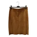 Leather mid-length skirt KOOKAI