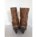 Lamsy leather cowboy boots Isabel Marant