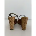 Leather sandals Louis Vuitton