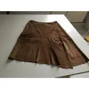 Leather mid-length skirt Marella