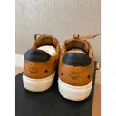 Leather trainers MCM